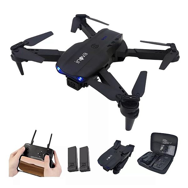 Drone 2.4ghz Câmera 4k Full Hd Gps Sensor Obstáculo Dobrável