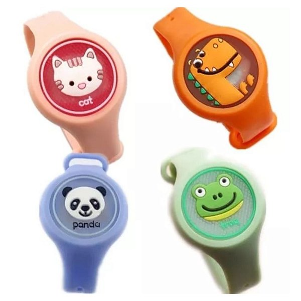 Pulseira Repelente Anti Mosquito Led Infantil QWSH-12654
