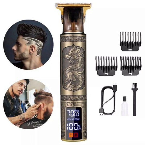Máquina De Cortar Cabelo e Barba Profissional - KV-132