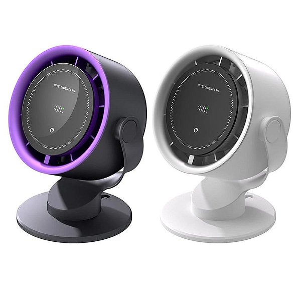 Mini Ventilador Portátil com Display Digital FAN-12937