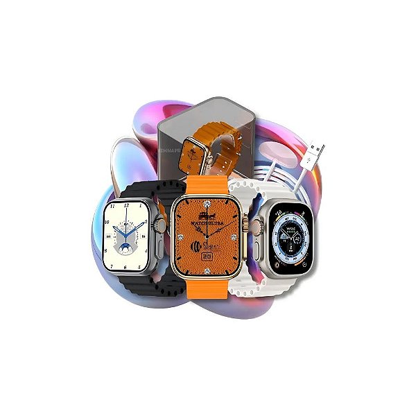 Smartwatch Ultra 3 Mini Relógio De Pulso Digital