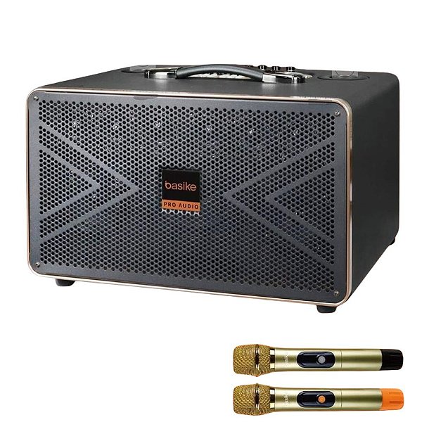 Caixa De Som Bluetooth Portátil Basike BA-RAD055 - 40W