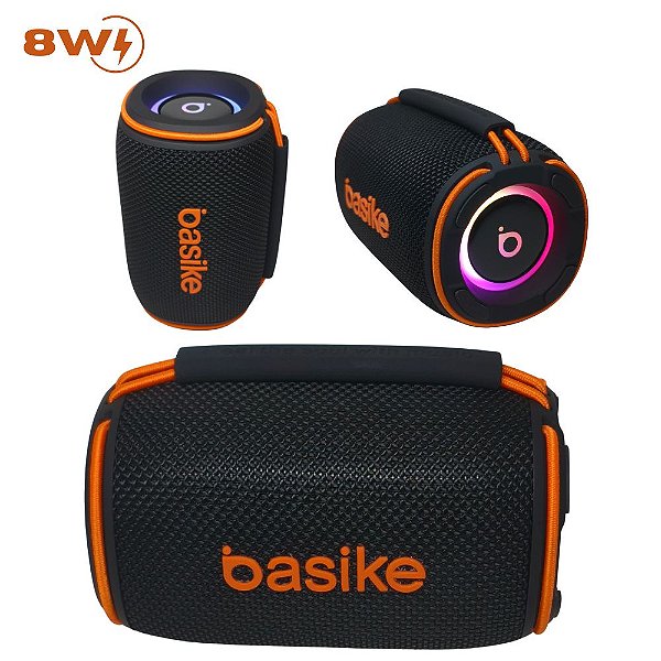 Caixa De Som Bluetooth Portátil Basike Ba-RAD182 - 8W 1800mAh