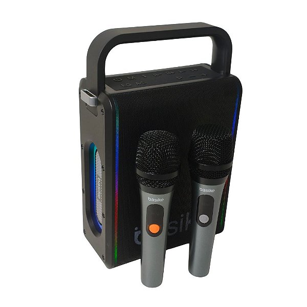 Caixa De Som Bluetooth Portátil Basike Ba-RAD237 - 80W 10000mAh
