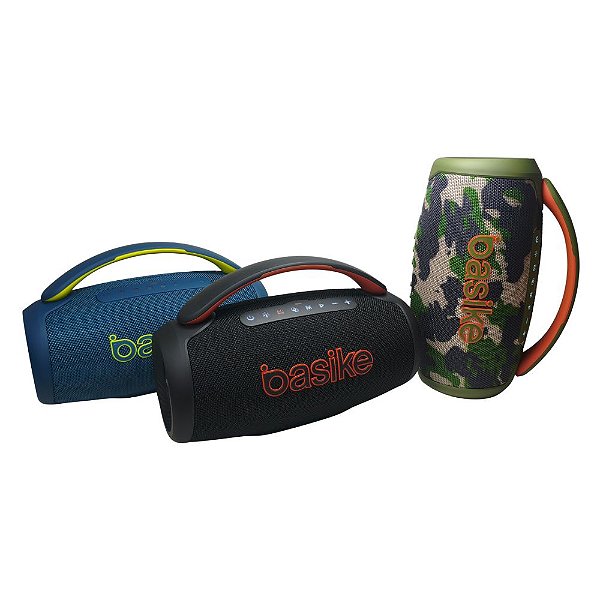 Caixa De Som Bluetooth Portátil Basike BA-RAD 253  - 100W 10000mAh