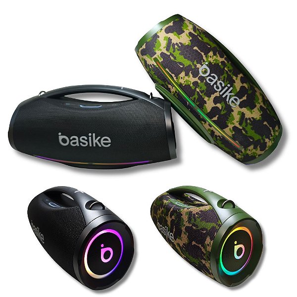 Caixa De Som Bluetooth Portátil Basike Ba-RAD304 - 200W 30000mAh