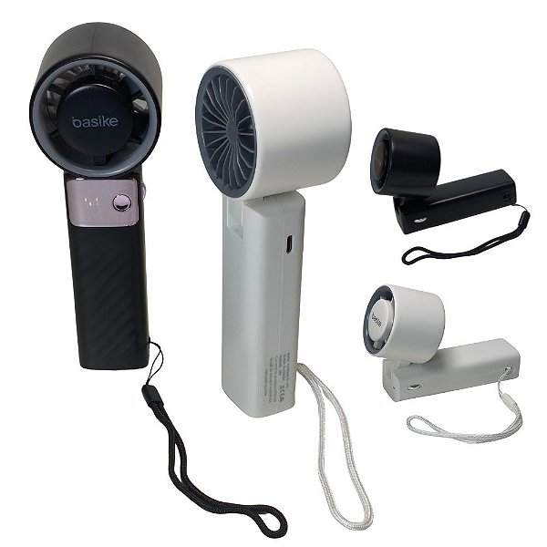 Mini Ventilador Portátil Com Display Digital BA-FAN326