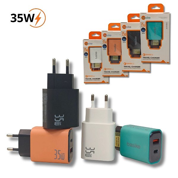Carregador Celular 25W 2 Saidas Quick Charge CAR-3137F