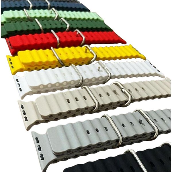 Pulseira De Silicone Oceano  WU-271