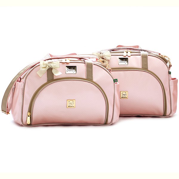 Kit Maternidade Bolsa Grande e Bolsa Média Personalizada + Trocador - Linha Prática