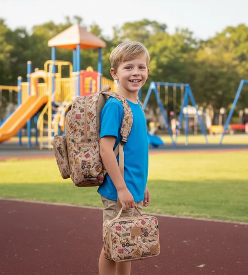 Kit Mochila Infantil - Trator