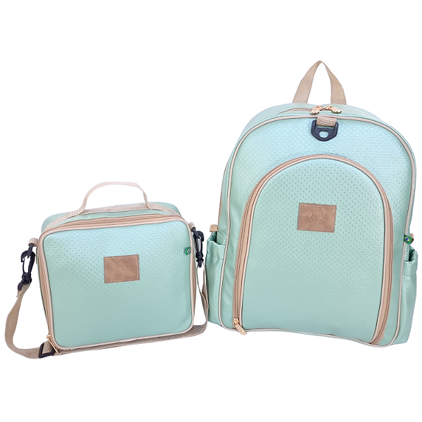 Kit Mochila Juvenil Menta