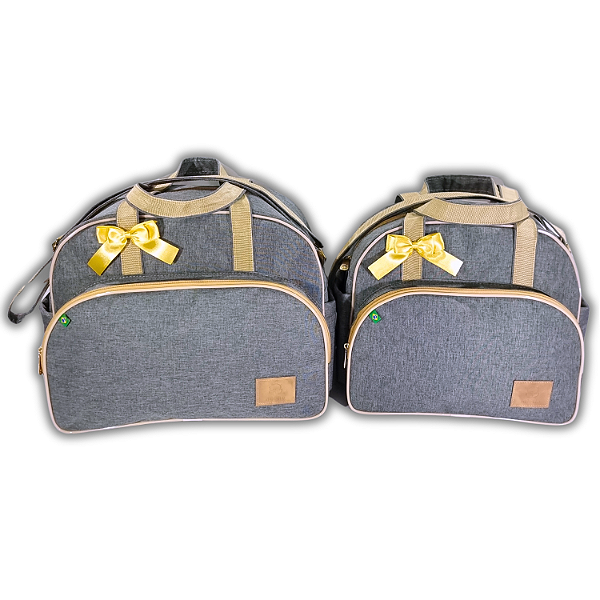 Kit Maternidade Bolsa Bebe Clean com Trocador - Chumbo