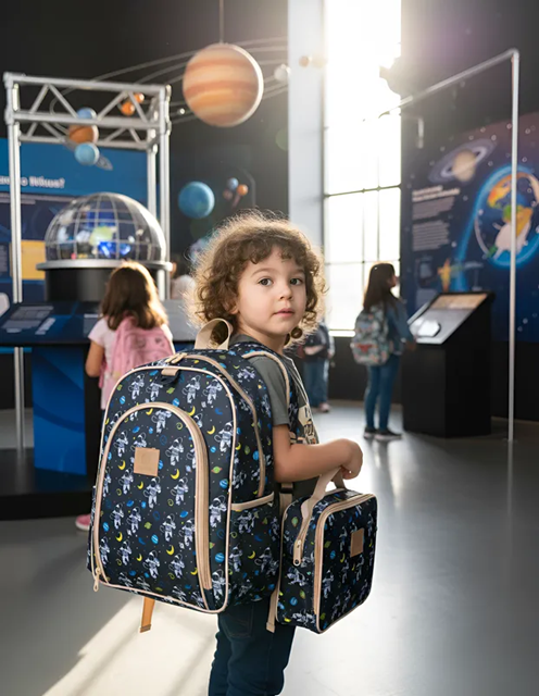 Kit Mochila Infantil - Astronauta