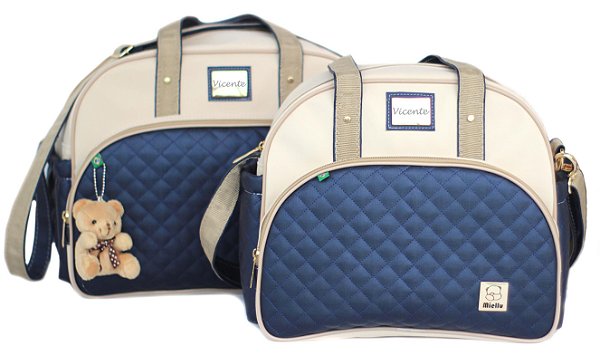 Kit Bolsas Bebe Maternidade Elegance Matelasse