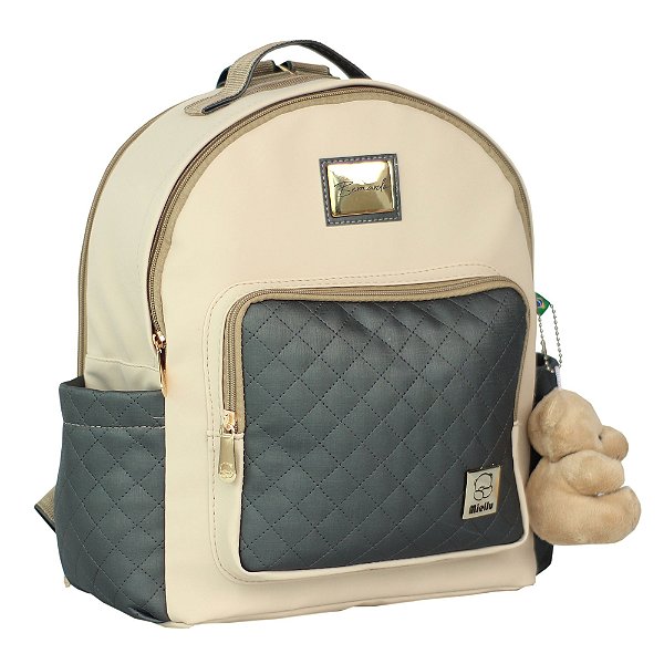 Mochila Maternidade Matelasse Miellu Personalizada + Trocador