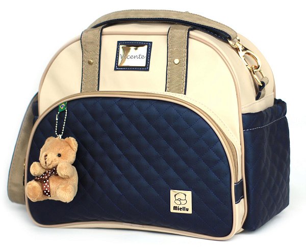 Bolsa Bebe Maternidade Média Elegance Matelasse + Trocador