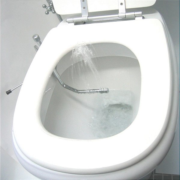 Biducha Ducha Higiênica - Duchinha  Bidê / Lado Direito (Mão) Chuveirinho no Vaso Sanitário Banheiro