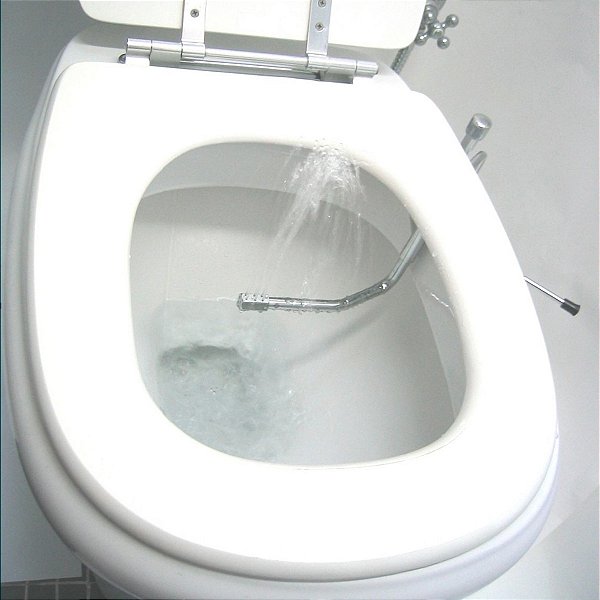 Biducha Ducha Higiênica - Duchinha  Bidê / Lado Esquerdo (Mão) Chuveirinho no Vaso Sanitário Banheiro