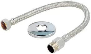 Mangueira Engate Flexível Trançado Aço Inox 40 cm Metal