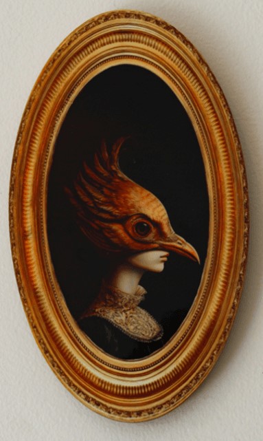 Azulejo Oval - Mulher Águia
