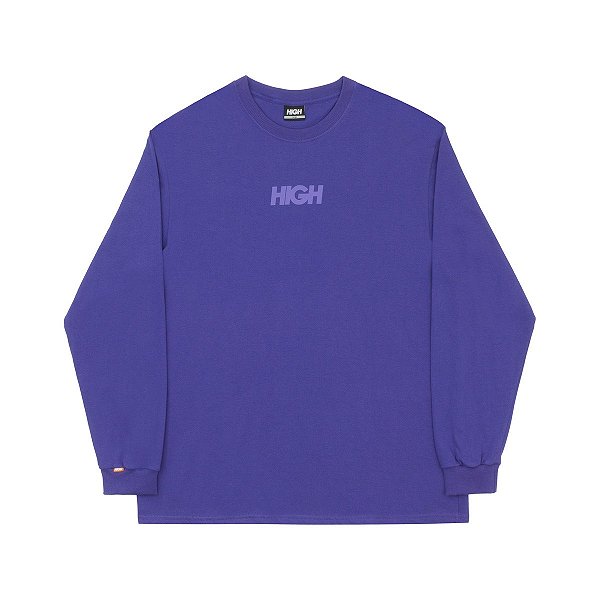 Camiseta Manga Longa High Company Tonal Logo Purple - So High Urban Shop