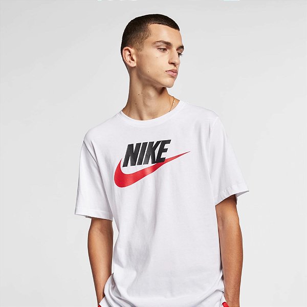 Camiseta Nike Sportswear Icon Futura White
