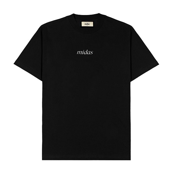 Camiseta Midas Touch Basic Oversized T Shirt Black