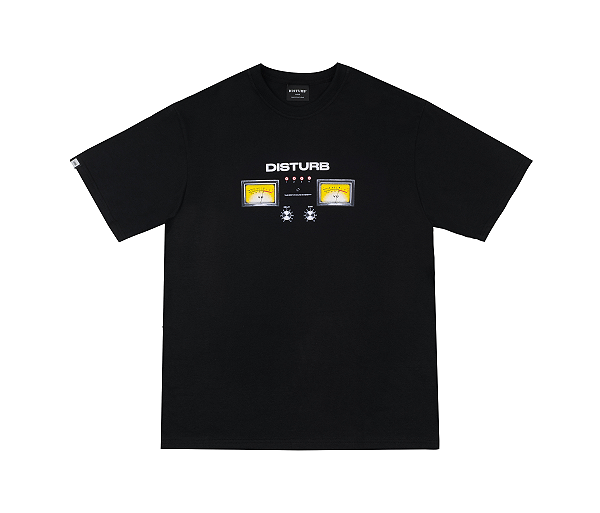 Camiseta Disturb VU Meter T-Shirt in Black