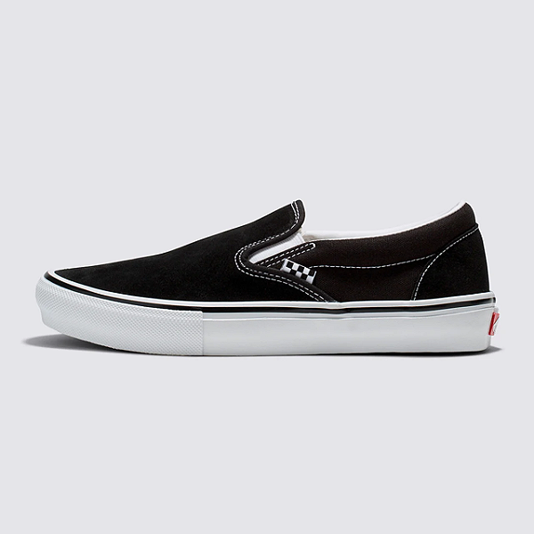 Tênis Vans Skate Slip-On Black White
