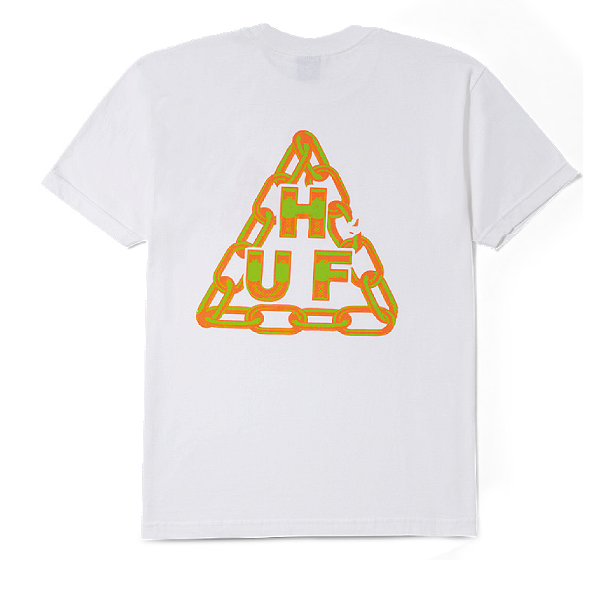 Camiseta Huf Hard Links SS Tee White