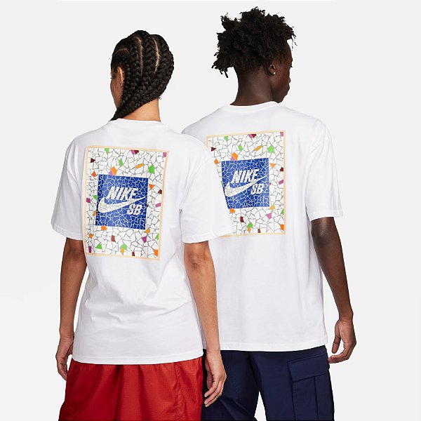 Camiseta Nike Sb Skate White HO23