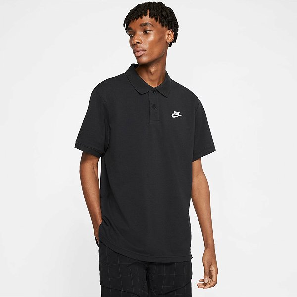 Camiseta Nike Sportswear Mens Polo Black