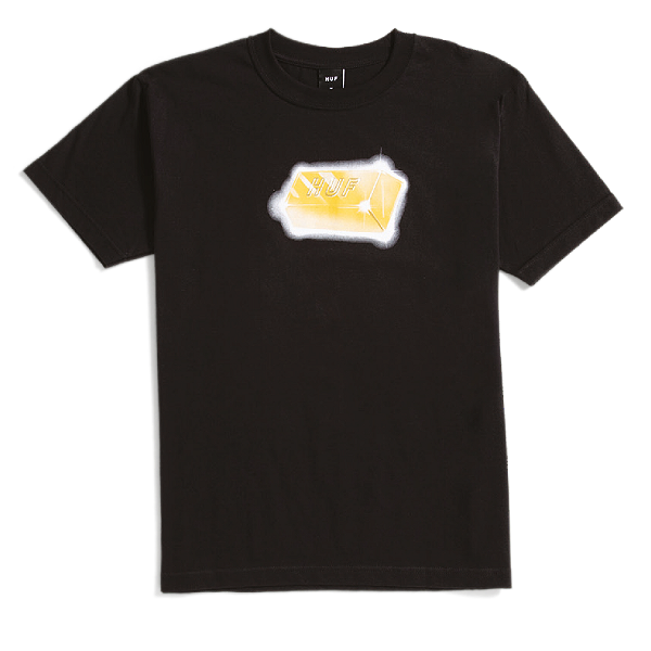 Camiseta Huf Gold Standard SS Tee Black