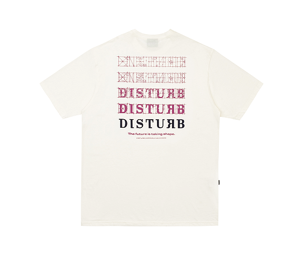 Camiseta Diturb Future Logo T Shirt in Off White