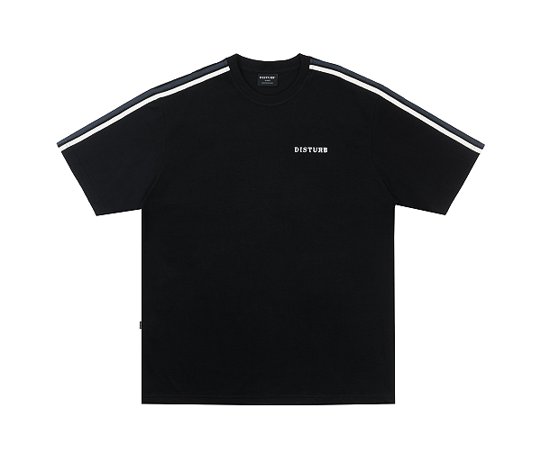 Camiseta Diturb Stripe Logo T Shirt in Black