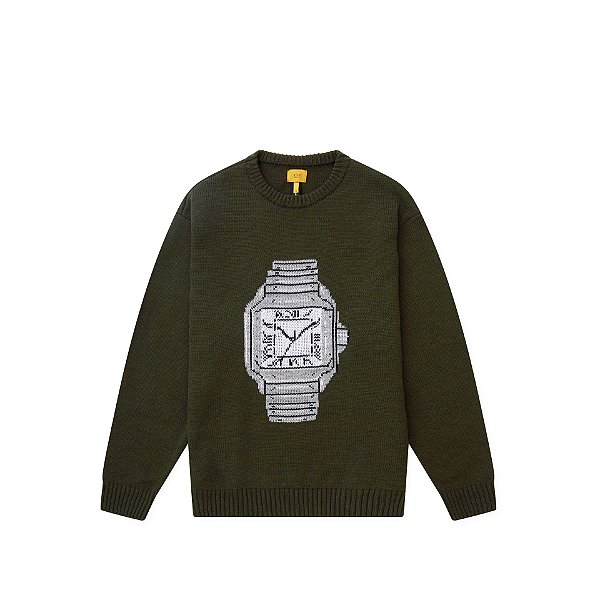 Moletom Class Sweatshirt Jacquard "CLSANTOS" Green