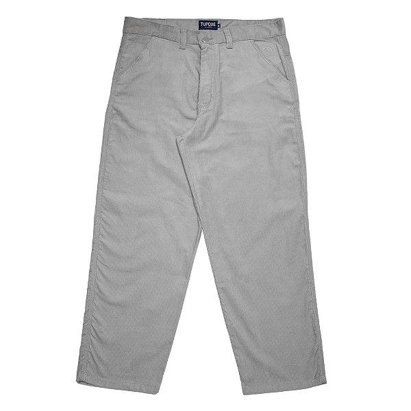 Calça Tupode OG Baggy Veludo Cinza
