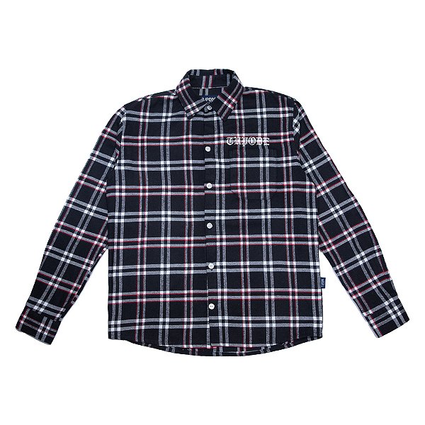 Camisa Tupode Flanela PRC Preto