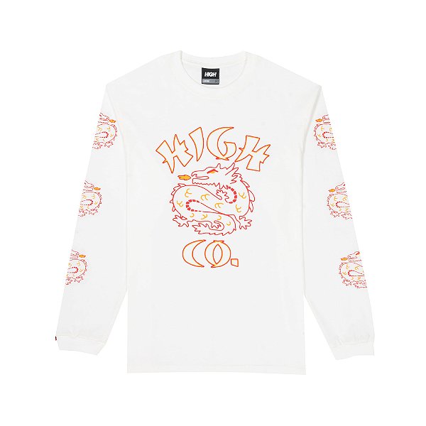 Camiseta Manga Longa High Company Draco White