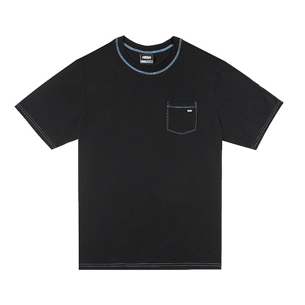 Camiseta High Company Pocket Tee Colored Black