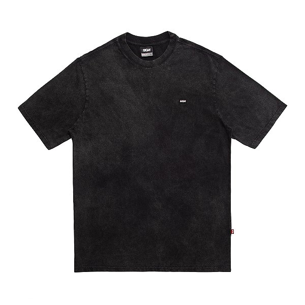 Camiseta High Company Acid Wash Work Tee Black