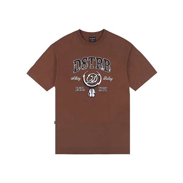 Camiseta Disturb All City T Shirt in Brown