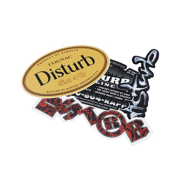 Adesivos Disturb Q1 2025 Sticker Pack