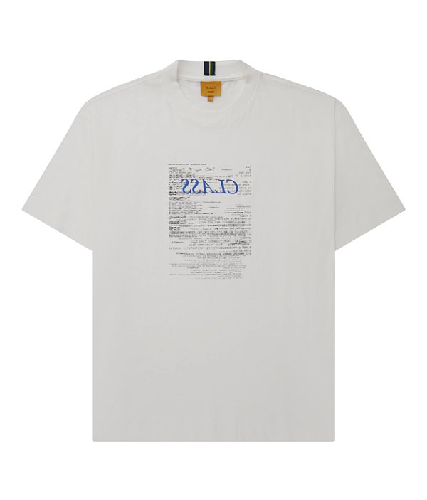 Camiseta Class T shirt "Infomania Class Inverso" Off White