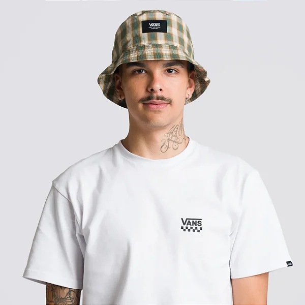 Chapéu Vans Patch Bucket Bistro Green White