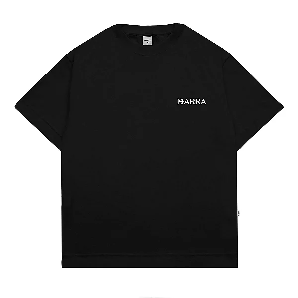 Camiseta Barra Robusta "Barra Logo" Preta