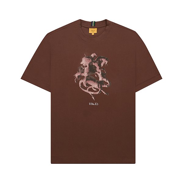 Camiseta Class T Shirt "Sao Jorge" Brown