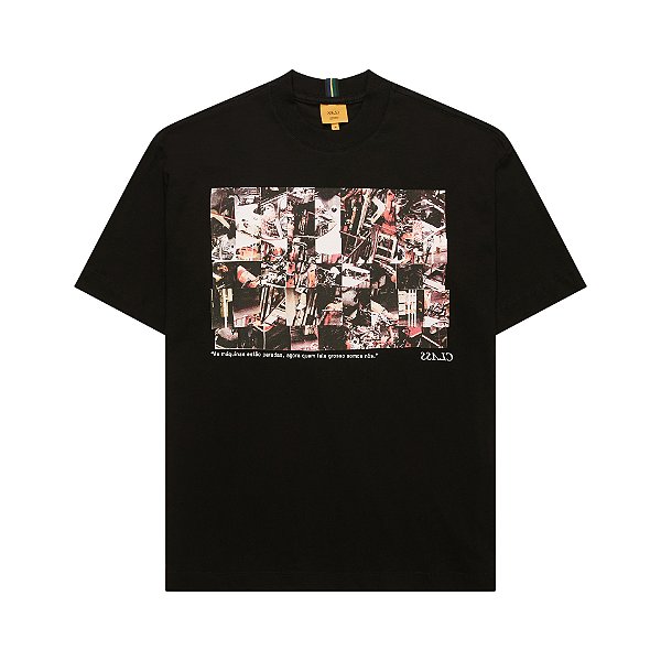 Camiseta Class T Shirt "QUEM FALA" Black