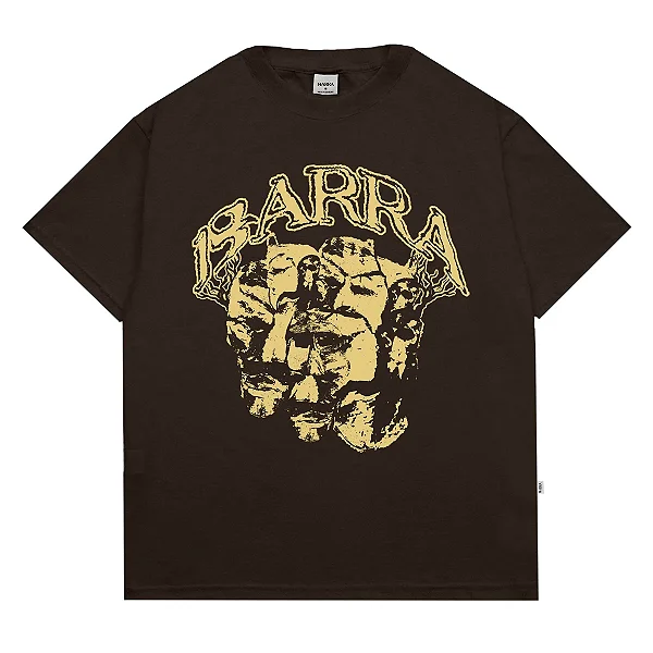 Camiseta Barra Mascarados Marrom